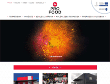 Tablet Screenshot of profood.hu