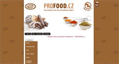 Desktop Screenshot of profood.cz