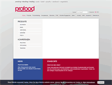 Tablet Screenshot of profood.org
